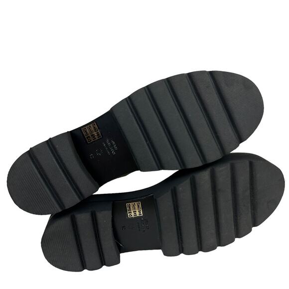 Stuart Weitzman Presley Cream Chunky Platform Leather Boots 12 - Picture 5 of 8